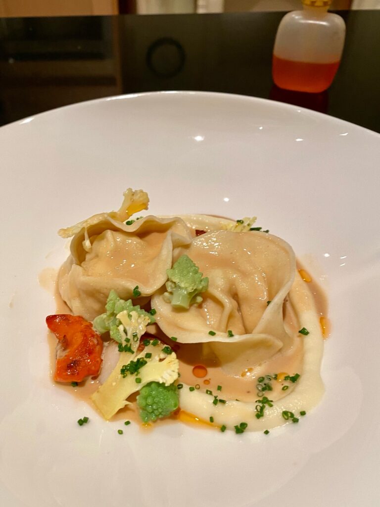 elegant tortellini dish